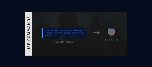 spin in csgo with commands or binds